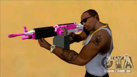 GTA V Combat MG Pink Big Mag para GTA San Andreas
