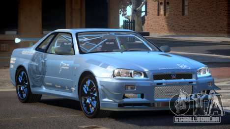 2003 Nissan Skyline R34 GT-R PJ4 para GTA 4