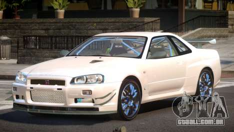 2003 Nissan Skyline R34 GT-R para GTA 4