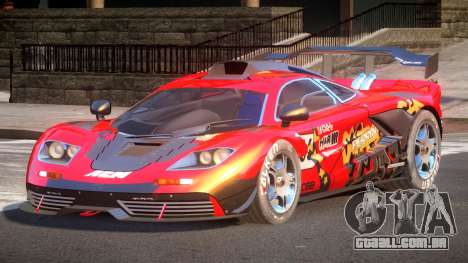 1998 McLaren F1 PJ5 para GTA 4