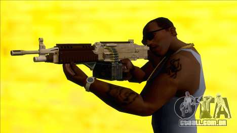 GTA V Combat MG Army Grip Small Mag para GTA San Andreas