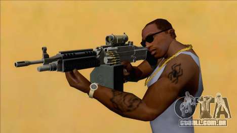 Combat MG Platinum Scope Big Mag para GTA San Andreas