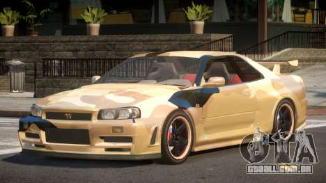 Nissan Skyline R34 GS PJ8 para GTA 4