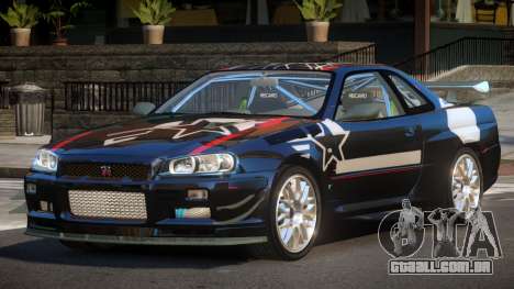 2003 Nissan Skyline R34 GT-R PJ1 para GTA 4