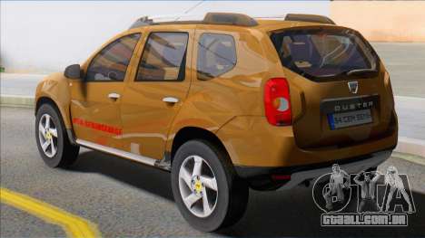 Dacia Duster 2014 Modu Türkiye para GTA San Andreas