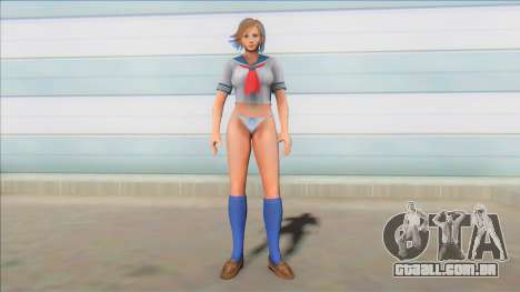 Tekken Azuka Kazama Summer School Uniform V3 para GTA San Andreas