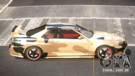 Nissan Skyline R34 GS PJ8 para GTA 4