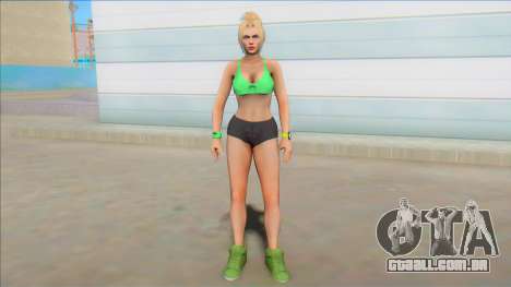 DOA Rachel Sport Gym Im a Fighter V1 para GTA San Andreas