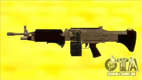 GTA V Combat MG Army Grip Small Mag para GTA San Andreas
