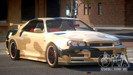 Nissan Skyline R34 GS PJ8 para GTA 4