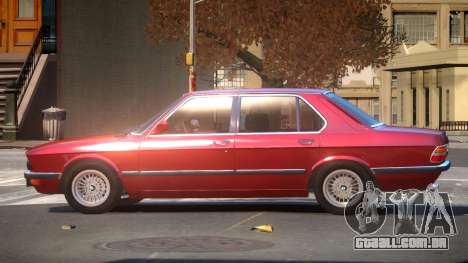 1986 BMW M5 E28 para GTA 4