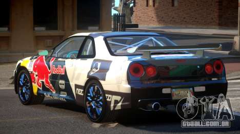 2003 Nissan Skyline R34 GT-R PJ6 para GTA 4