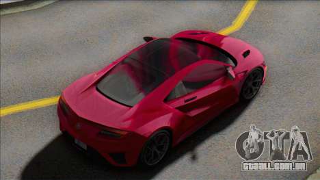 Acura NSX SA para GTA San Andreas