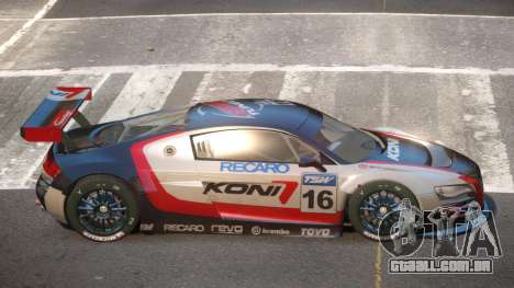 2010 Audi R8 LMS PJ10 para GTA 4
