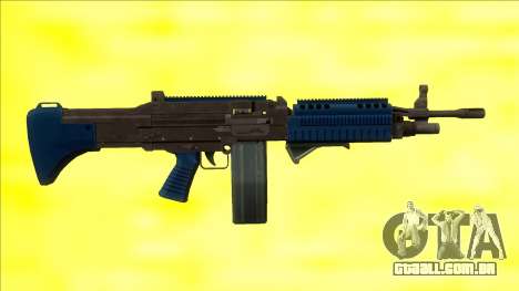 GTA V Combat MG LSPD Grip Big Mag para GTA San Andreas