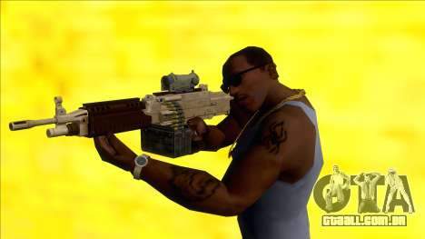 GTA V Combat MG Army Scope Small Mag para GTA San Andreas
