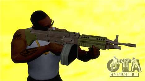 GTA V Combat MG Green Big Mag para GTA San Andreas