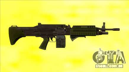GTA V Combat MG Green Grip Small Mag para GTA San Andreas