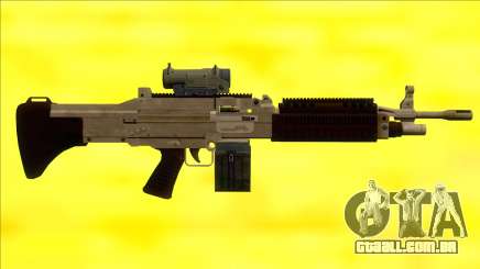 GTA V Combat MG Army Scope Small Mag para GTA San Andreas