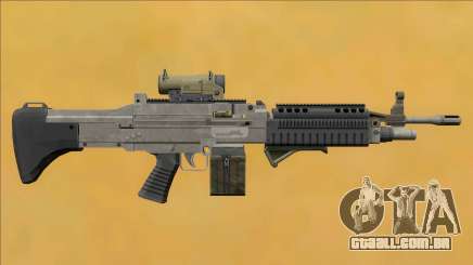 Combat MG Platinum All Attachments Small Mag para GTA San Andreas