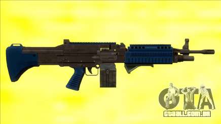 GTA V Combat MG LSPD Grip Small Mag para GTA San Andreas