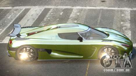 Koenigsegg Agera Racing L8 para GTA 4