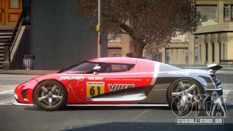 Koenigsegg Agera R Racing L10 para GTA 4