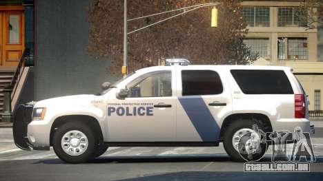 Chevrolet Tahoe GMT900 2007 Homeland Security para GTA 4