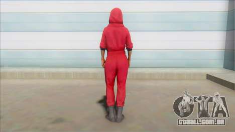 Money Heist X Free Fire Female para GTA San Andreas