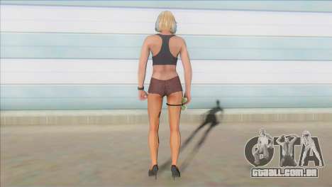 GTA Online Skin Ramdon Female Rubia Stripper para GTA San Andreas