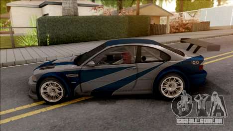 Razor BMW M3 GTR para GTA San Andreas