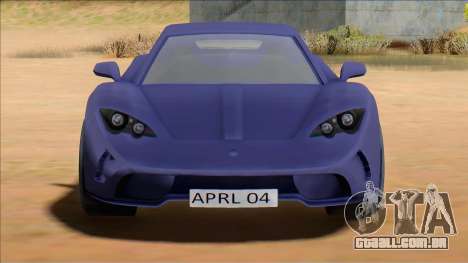 Vencer Sarthe Supercar para GTA San Andreas