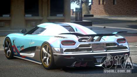 Koenigsegg Agera R Racing L8 para GTA 4