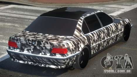 1999 BMW 760Li E38 Drift PJ5 para GTA 4