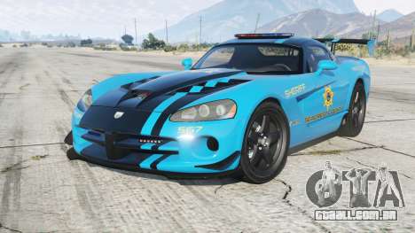 Dodge Viper SRT-10 ACR Hot Pursuit Police