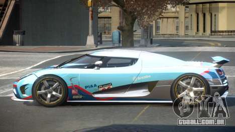 Koenigsegg Agera R Racing L8 para GTA 4