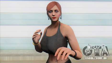 GTA Online Skin Ramdon Female Afther 3 V1 para GTA San Andreas