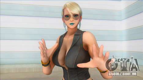 Metroid Samus Aran Short Leather Suit V2 para GTA San Andreas