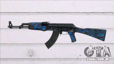 CSGO AK-47 Blue Laminate para GTA San Andreas