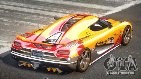 Koenigsegg Agera R Racing L6 para GTA 4