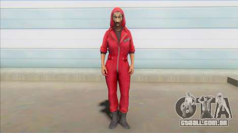 Money Heist X Free Fire Female para GTA San Andreas