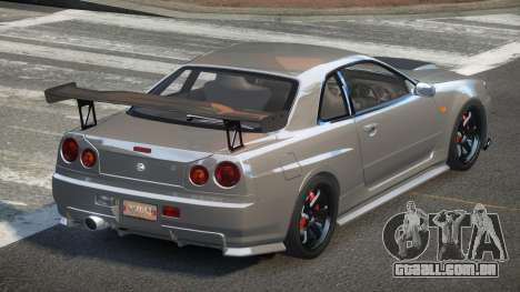 Nissan Skyline R34 BS Drift para GTA 4