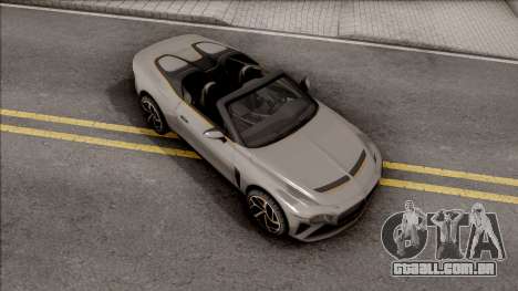 Bentley Mulliner Bacalar 2021 para GTA San Andreas