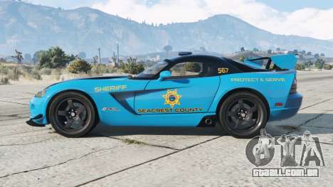 Dodge Viper SRT-10 ACR Hot Pursuit Police