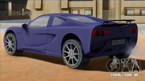 Vencer Sarthe Supercar para GTA San Andreas