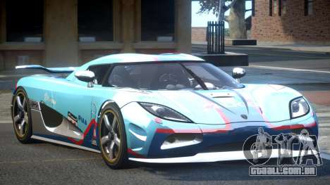 Koenigsegg Agera R Racing L8 para GTA 4