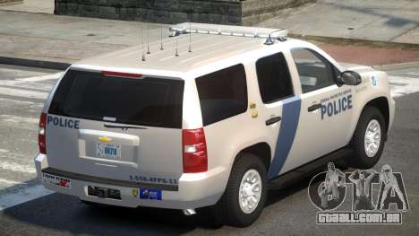 Chevrolet Tahoe GMT900 2007 Homeland Security para GTA 4