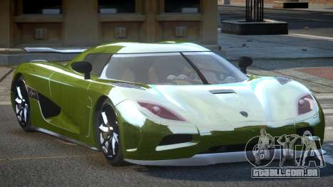 Koenigsegg Agera Racing L8 para GTA 4