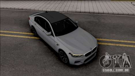 BMW M5 2018 para GTA San Andreas