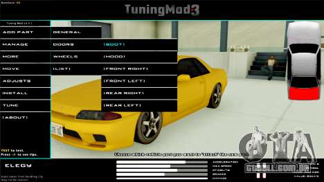 Tuning Mod v3.0.1 para GTA San Andreas